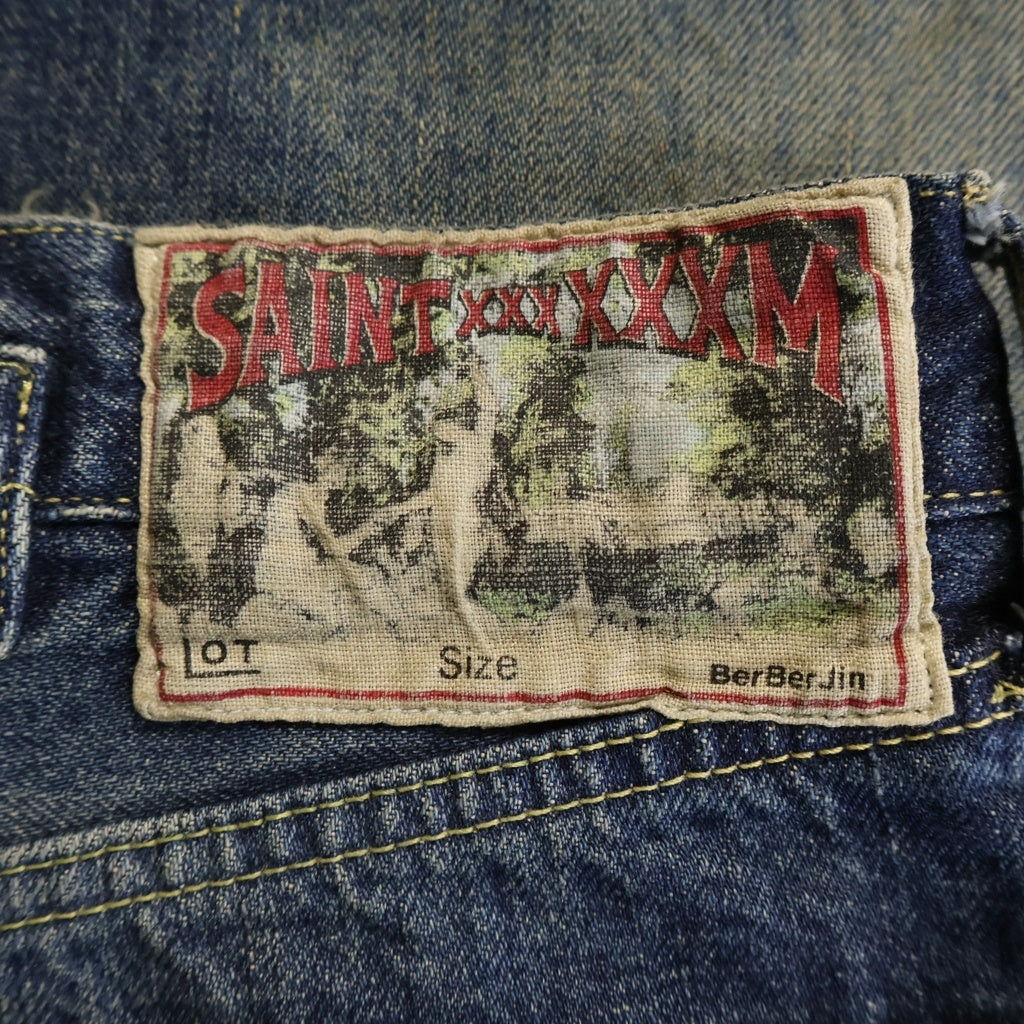 SAINT MICHAEL(セントマイケル) ×BerBerJin B_DENIM PNT ベルベルジン デニムパンツ インディゴ SM-HR1-0000-C60