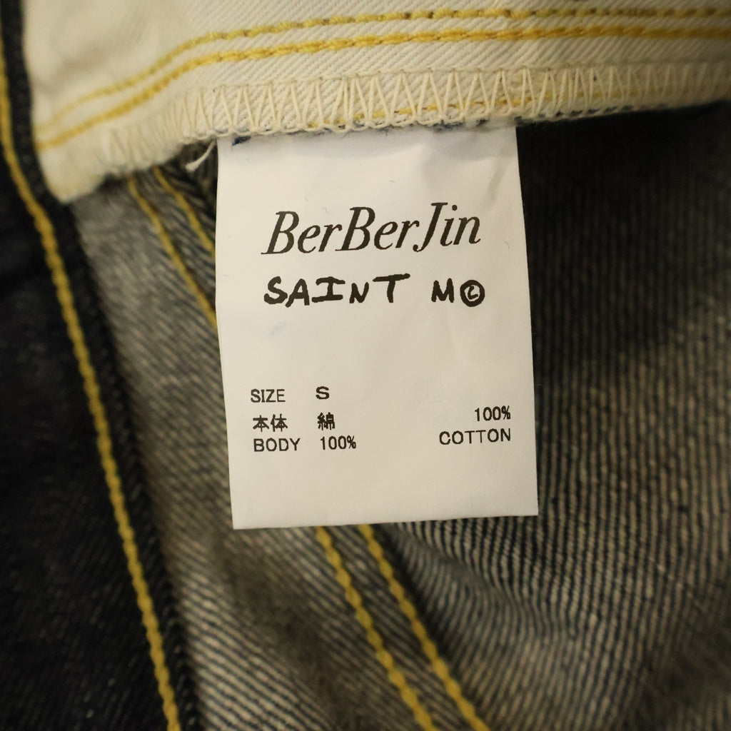 SAINT MICHAEL(セントマイケル) ×BerBerJin DENIM PNT ベルベルジン デニムパンツ インディゴ SM-HR1-0000-C60 SM-HR1-0000-C61