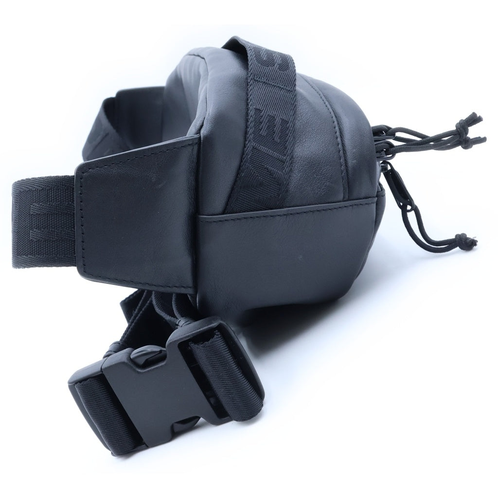 SUPREME(シュプリーム) 24AW Leather Waist Bag レザーウエストバッグ ブラック