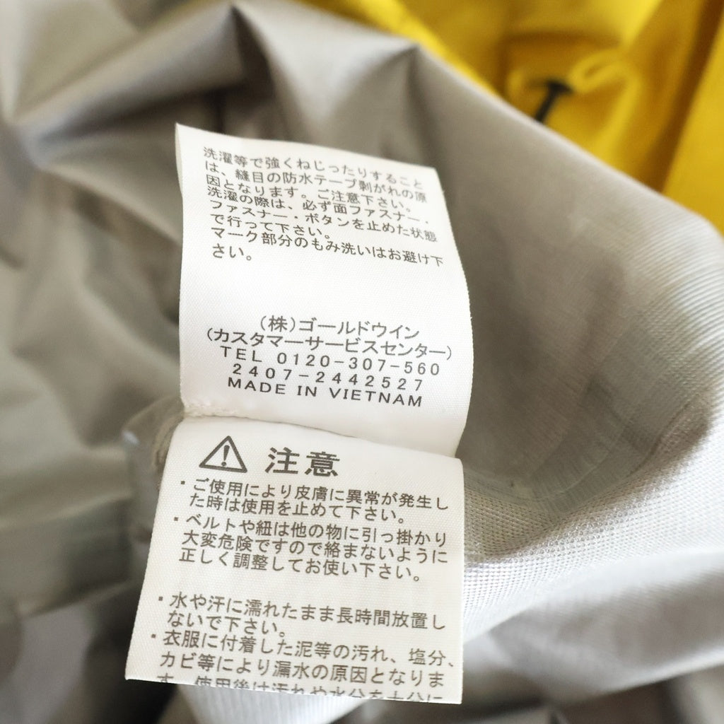 THE NORTH FACE(ザノースフェイス) MOUNTAIN ROUNDER JACKET マウンテンラウンダージャケット ゴアテックスナイロンジャケット イエロー NP12503