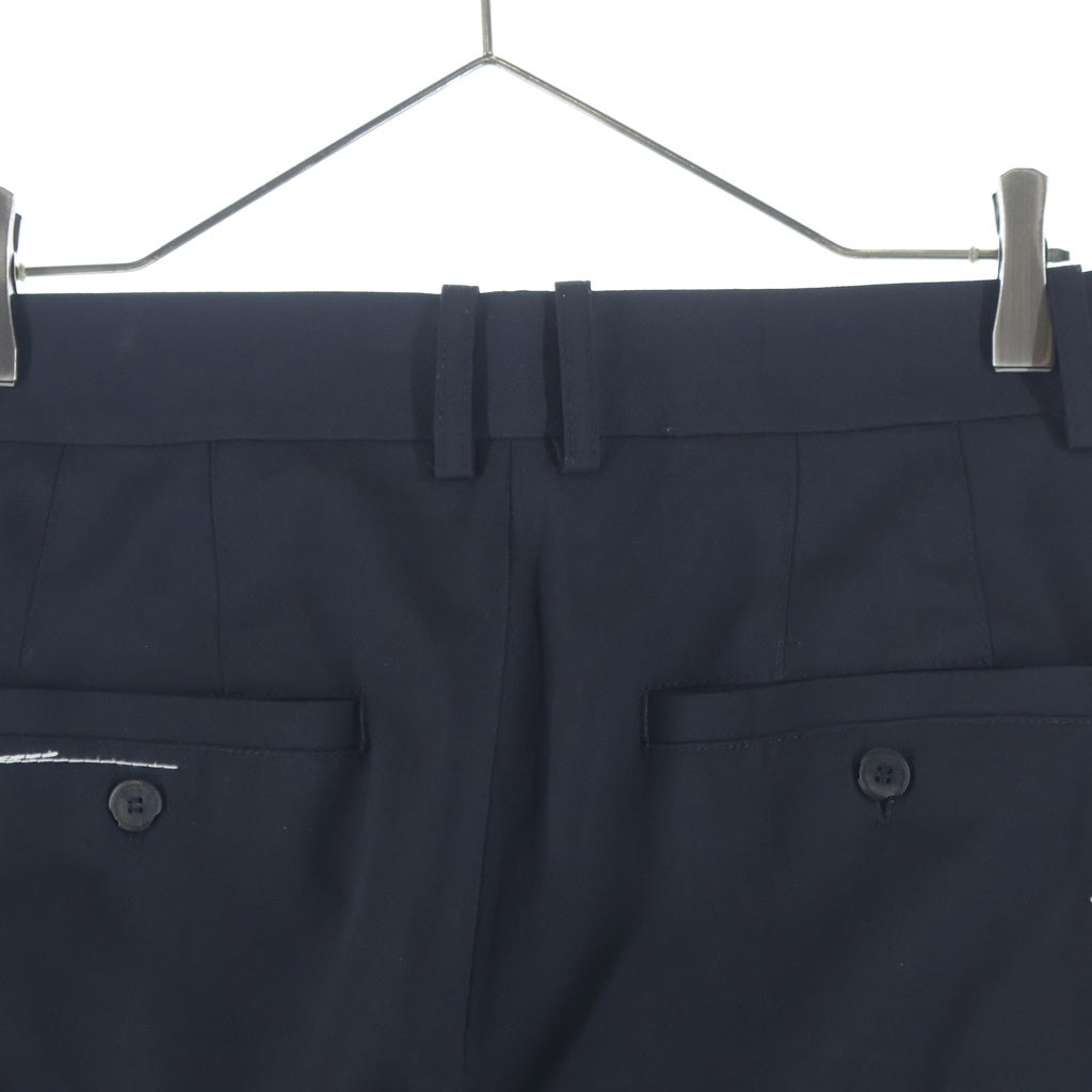 ADER ERROR(アーダーエラー) ×ZARA ステッチデザイン ワイドレッグスラックス ブラック