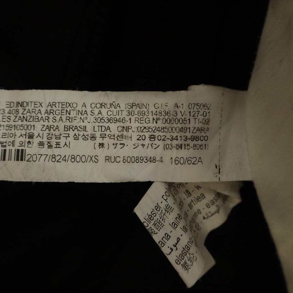 ADER ERROR(アーダーエラー) ×ZARA ステッチデザイン ワイドレッグスラックス ブラック
