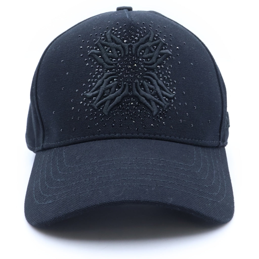 AMIRI(アミリ) MA QUAD CANVAS HAT クワッド クリスタルキャンバスハット キャップ ブラック SRAMHACP1054SMRBC00