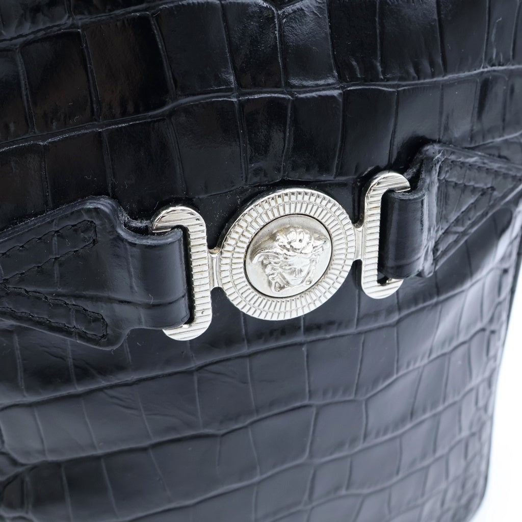 VERSACE(ヴェルサーチ) メデューサ ビギーバロッコ ショルダーバック ブラック レディース