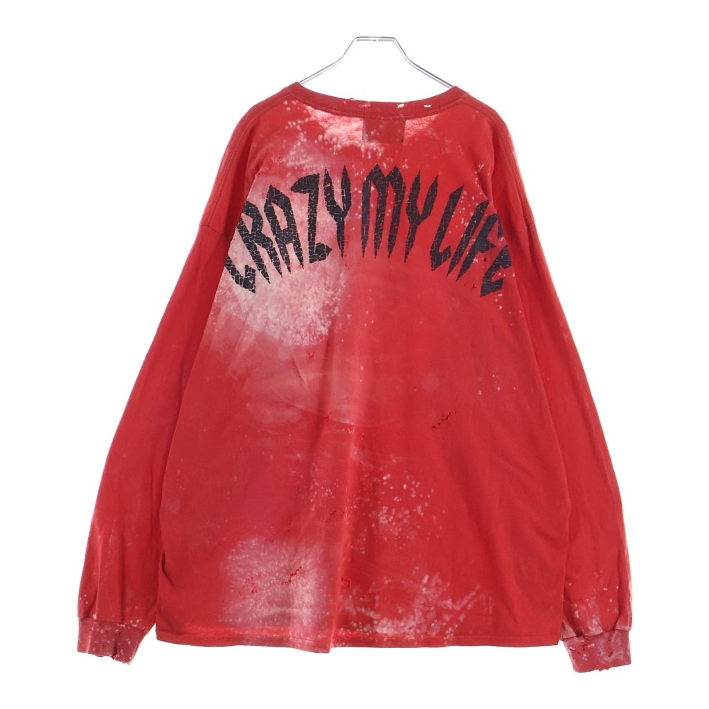 Z.VARGAS(ザックバルガス) CRAZY MY LIFE バックプリント 長袖Tシャツ