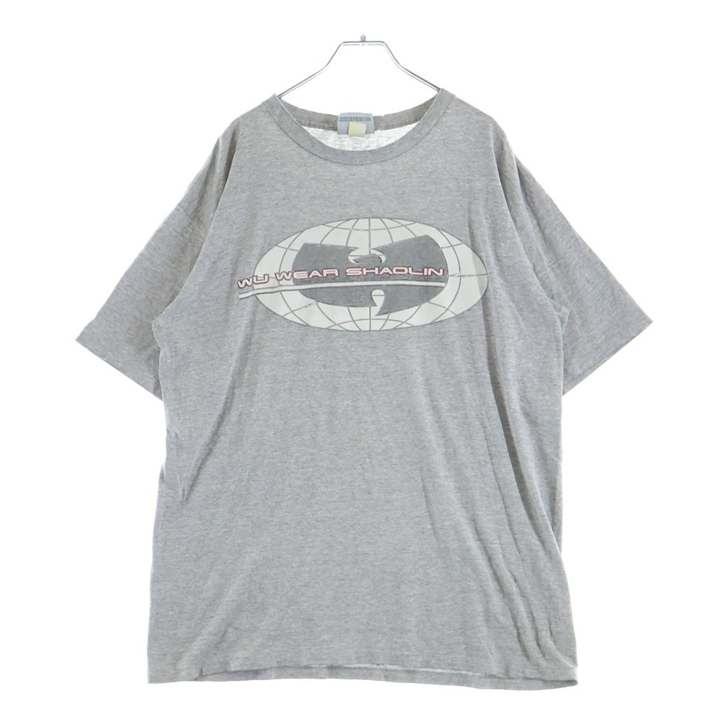VINTAGE(ヴィンテージ) WU TANG ウータン フロントプリント 半袖Tシャツカットソー グレー