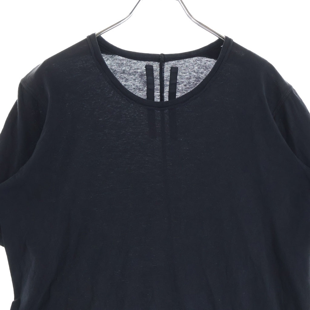 DRKSHDW(ダークシャドウ) ロング丈 半袖Tシャツカットソー ブラック