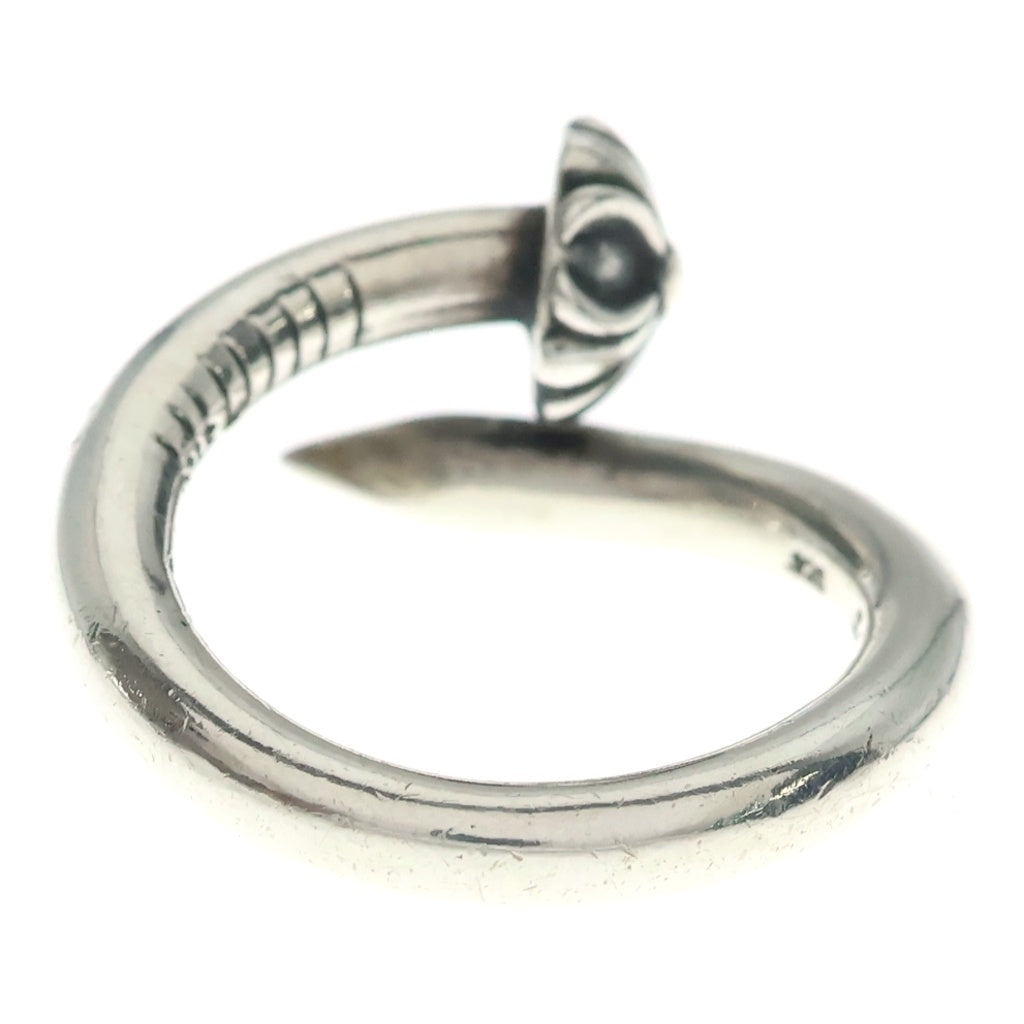 CHROME HEARTS(クロムハーツ) NAIL CRSBALL ネイル クロスボール リング シルバー BCA349