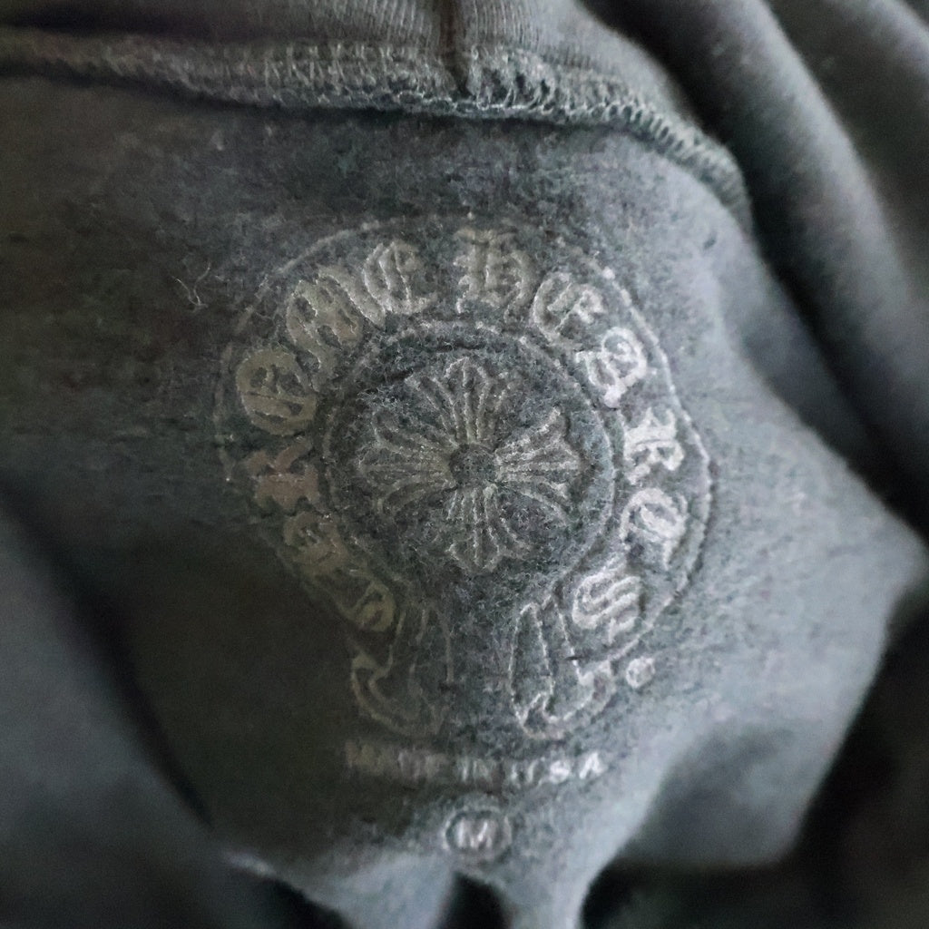 CHROME HEARTS(クロムハーツ) オンライン限定 袖フローラル プルオーバーパーカー ブラック