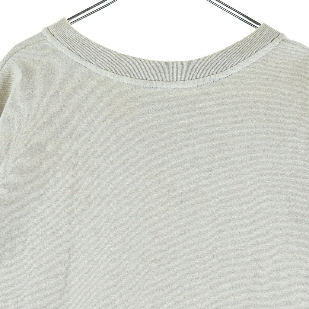 cvtvlist(カタリスト) ロゴ刺繍 半袖Tシャツカットソー ベージュ 2101090307