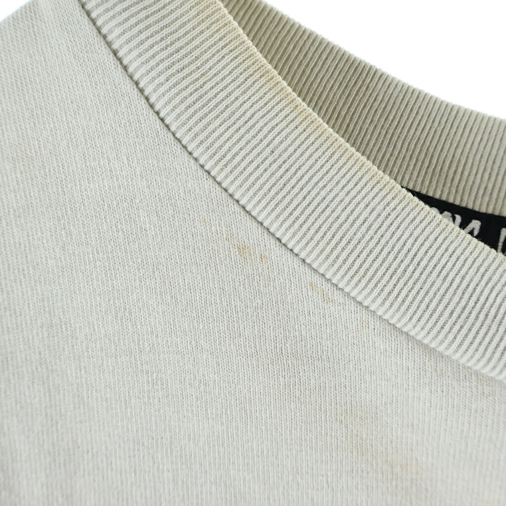 cvtvlist(カタリスト) ロゴ刺繍 半袖Tシャツカットソー ベージュ 2101090307