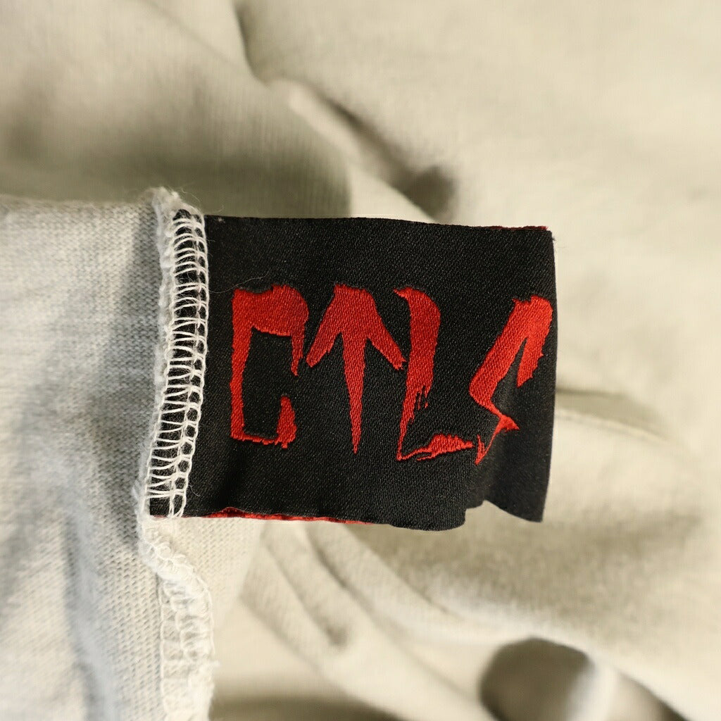 cvtvlist(カタリスト) ロゴ刺繍 半袖Tシャツカットソー ベージュ 2101090307