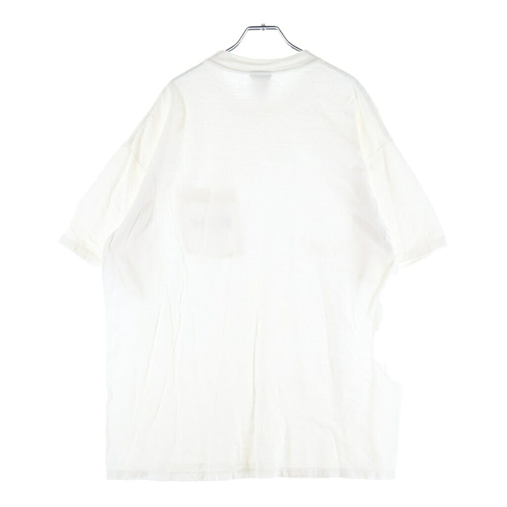 READY MADE(レディメイド) 24SS S/S POCKET T-SHIRT フロントロゴ クルーネック半袖Tシャツ ホワイト RE-CO-WH-00-00-277