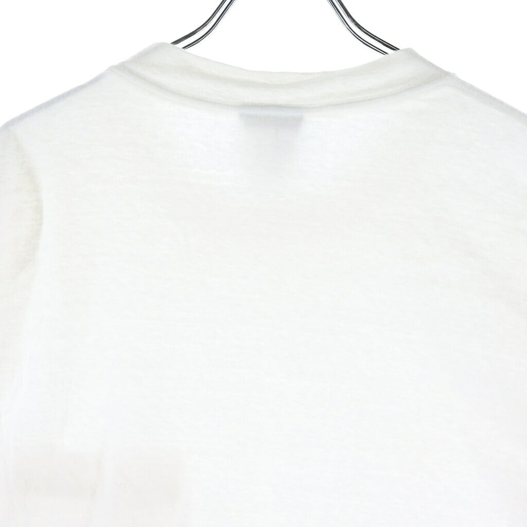 READY MADE(レディメイド) 24SS S/S POCKET T-SHIRT フロントロゴ クルーネック半袖Tシャツ ホワイト RE-CO-WH-00-00-277