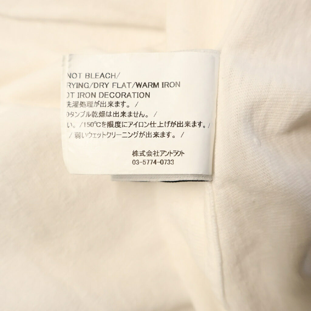 READY MADE(レディメイド) 24SS S/S POCKET T-SHIRT フロントロゴ クルーネック半袖Tシャツ ホワイト RE-CO-WH-00-00-277