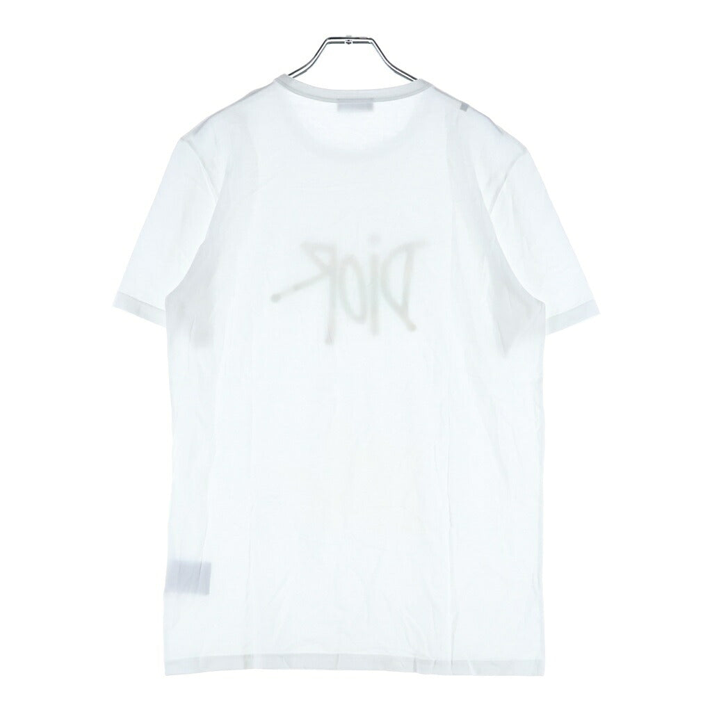 DIOR(ディオール) 20AW ×SHAWN STUSSY ショーンステューシー フロントロゴ刺繍 半袖Tシャツカットソー ホワイト 033J600D0589