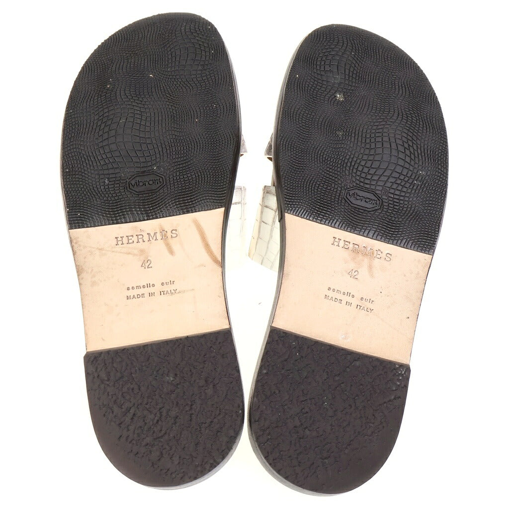 HERMES(エルメス) HIMALAYA SANDAL イズミール ヒマラヤ サンダル ニロティカスマット ホワイト/ブラウン