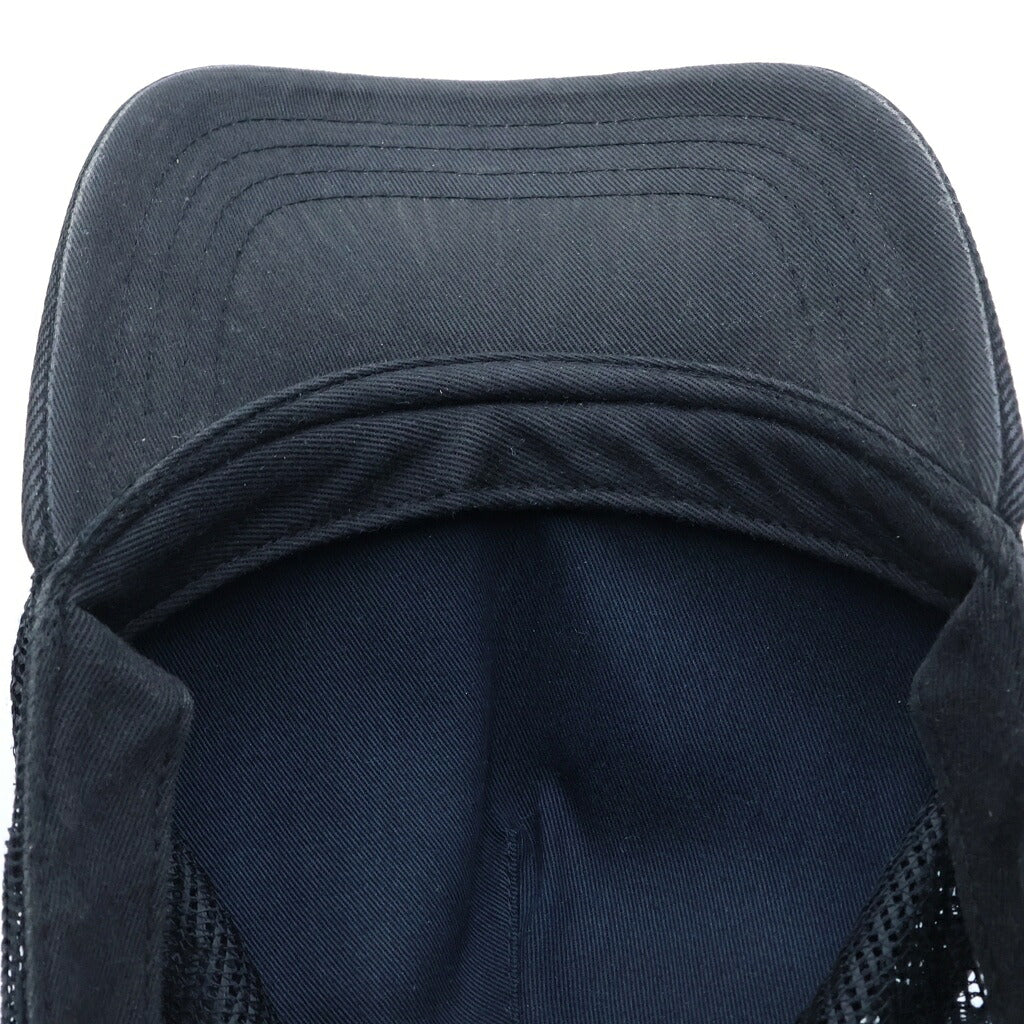 CHROME HEARTS(クロムハーツ) BS FLARE SCROLL LABEL BSフレア スクロールラベル 刺繍 メッシュ キャップ 帽子 ブラック