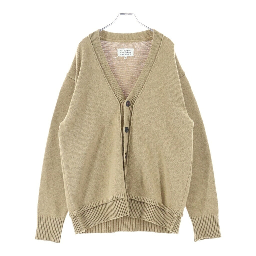 Maison Margiela(メゾンマルジェラ) エルボーパッチ オーバーサイズ カーディガン ベージュ SI1GP0003 S18064