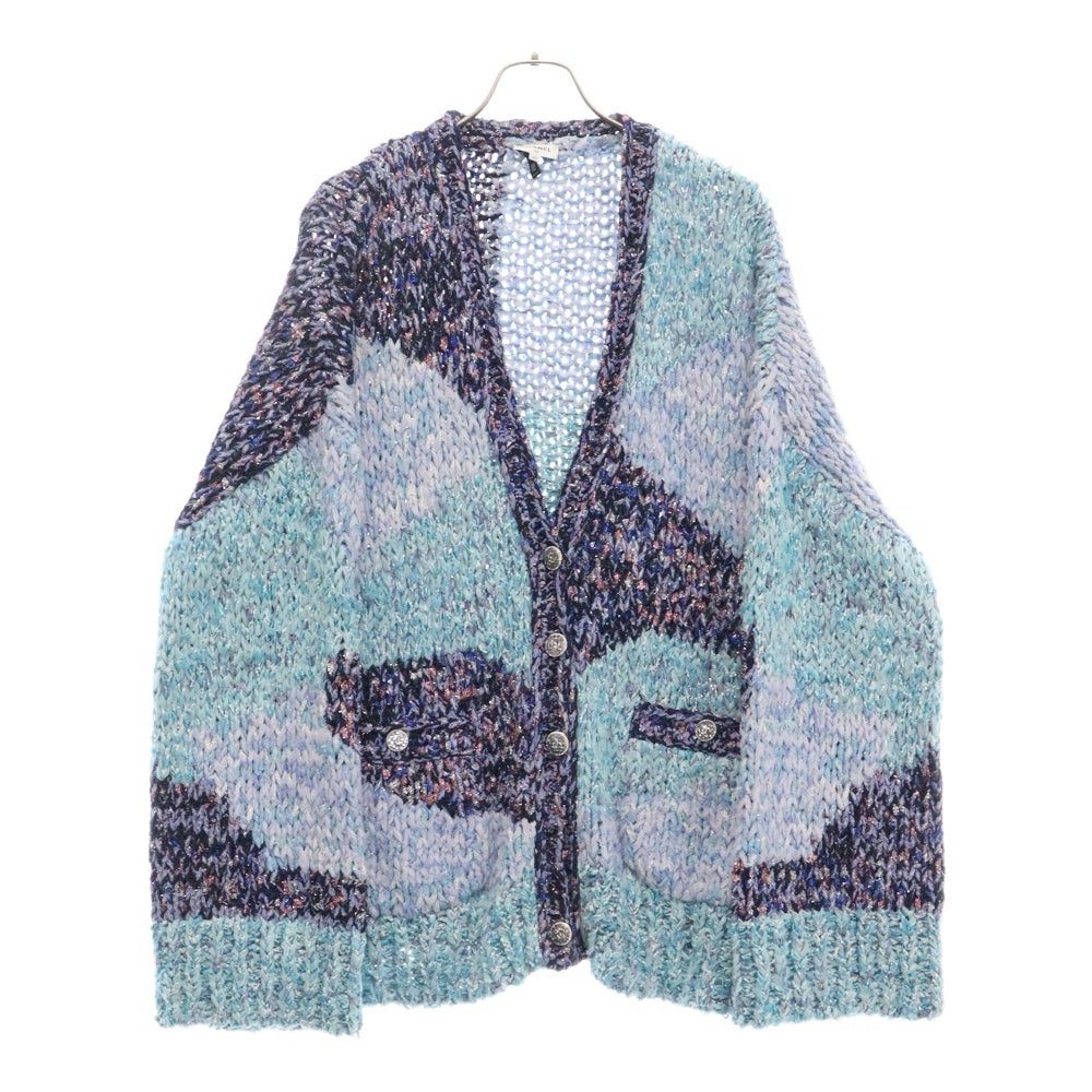 CHANEL(シャネル) 23SS ココボタン ラメ カーディガン P74708 K10721 マルチカラー