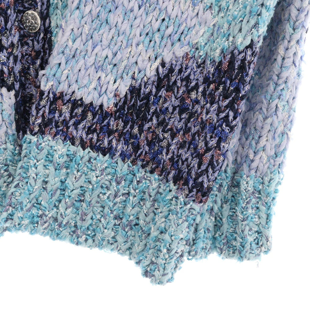 CHANEL(シャネル) 23SS ココボタン ラメ カーディガン P74708 K10721 マルチカラー