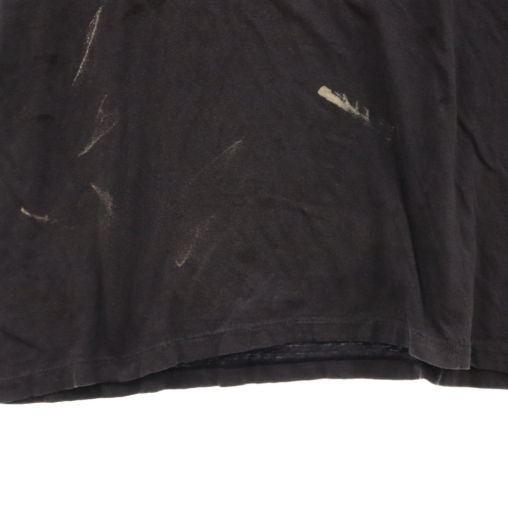 READY MADE(レディメイド) 24SS S/S POCKET T-SHIRT ヴィンテージ加工ポケット半袖Tシャツ RE-CO-BK-00-00-278 ブラック