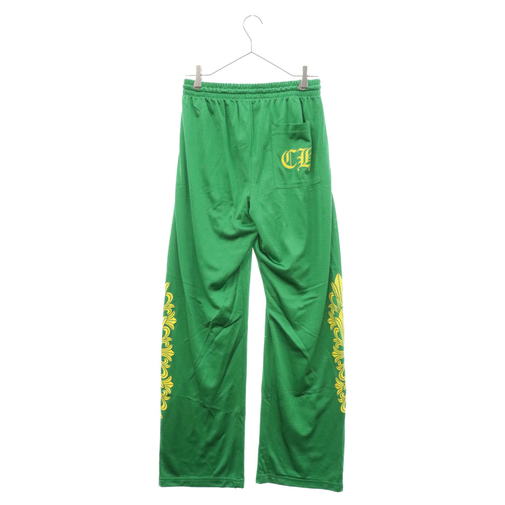 CHROME HEARTS(クロムハーツ) ×MATTY BOY MESH PANTS マッティボーイ CHロゴプリント メッシュパンツ グリーン