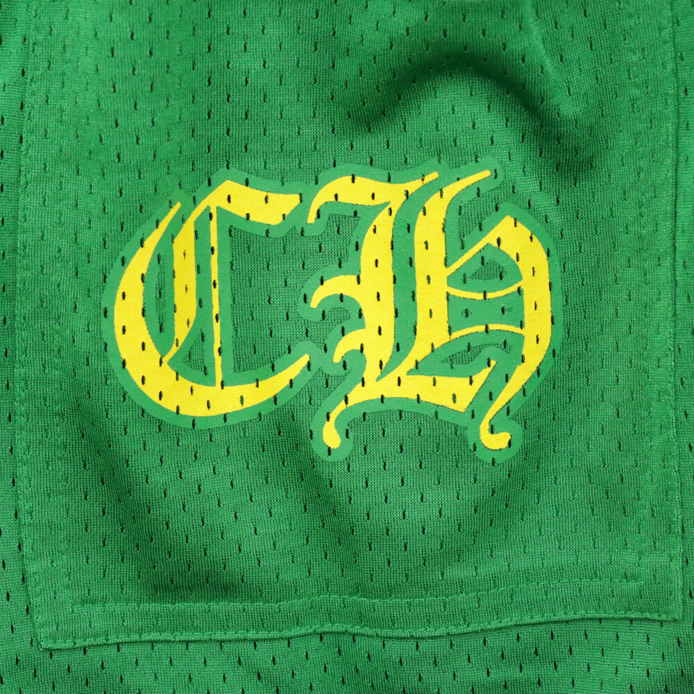 CHROME HEARTS(クロムハーツ) ×MATTY BOY MESH PANTS マッティボーイ CHロゴプリント メッシュパンツ グリーン