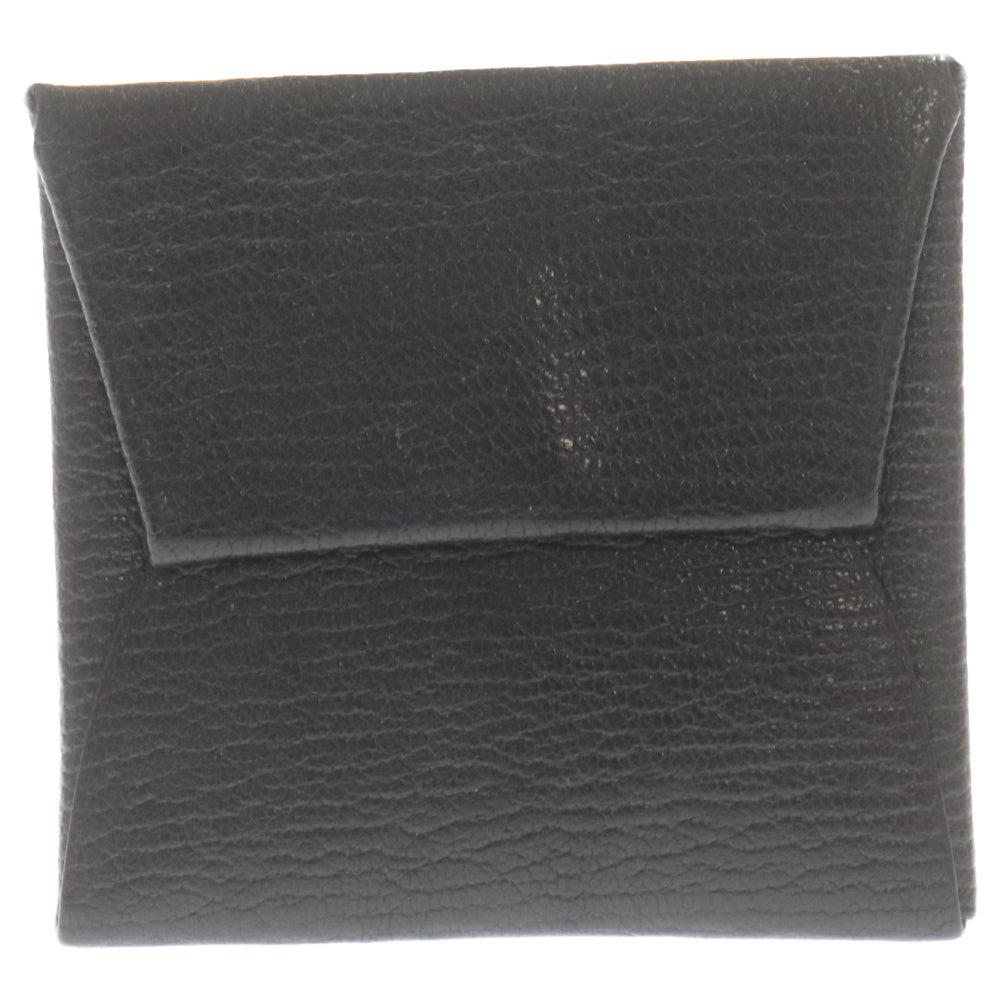 HERMES(エルメス) Bastia Coincase D刻印 バスティア レザーコインケース 財布 ブラック