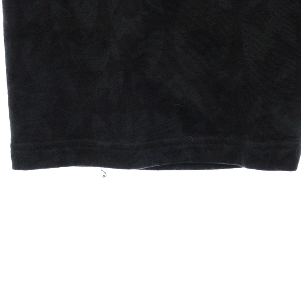 CHROME HEARTS(クロムハーツ) SWEAT PANTS HLF セメタリークロス 総柄スウェットハーフパンツ ブラック