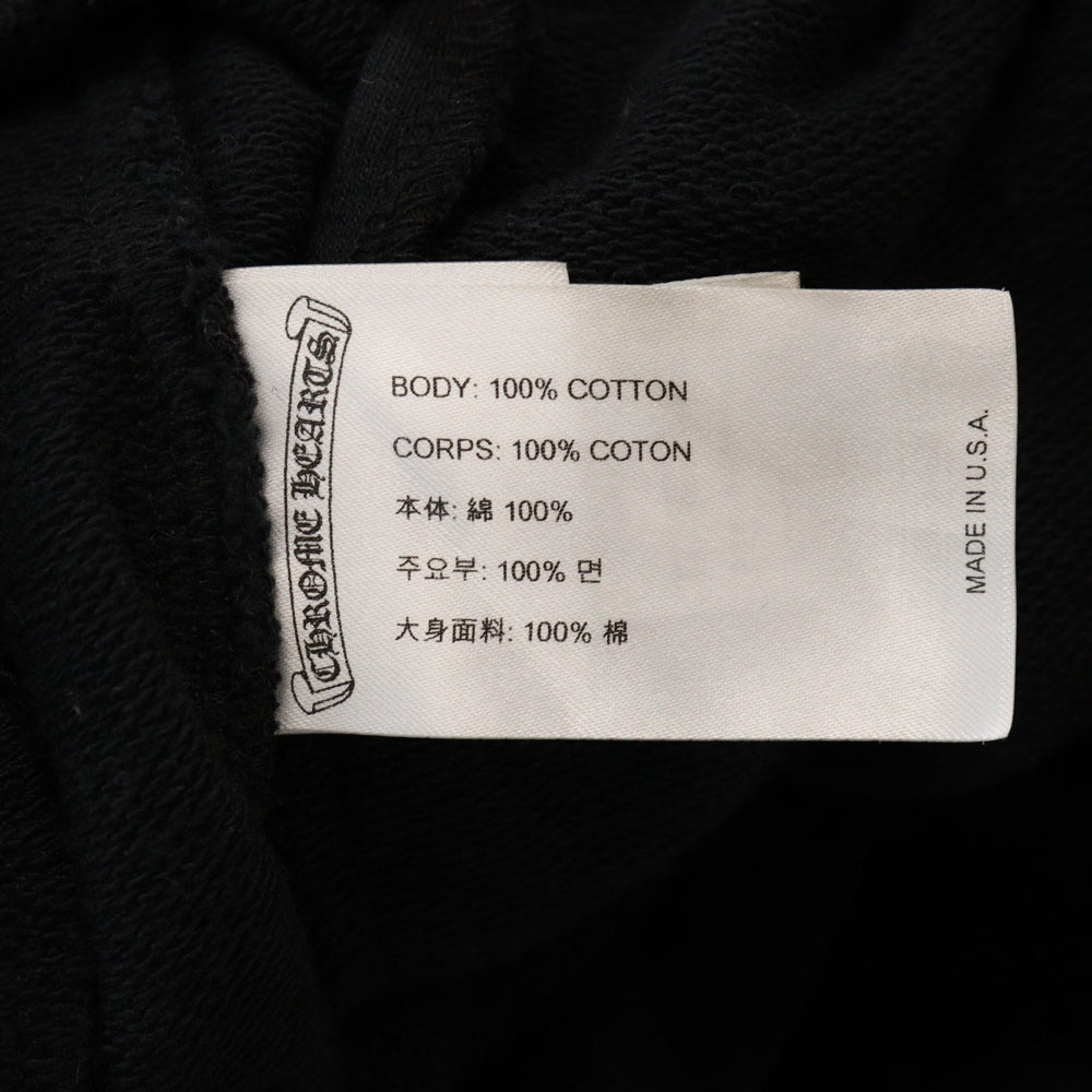 CHROME HEARTS(クロムハーツ) SWEAT PANTS HLF セメタリークロス 総柄スウェットハーフパンツ ブラック