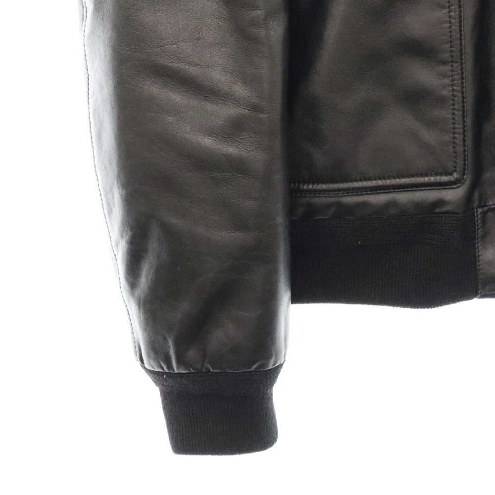 CELINE(セリーヌ) Calfskin Aviator Jacket アビエーターレザージャケット 2E359599E ブラック