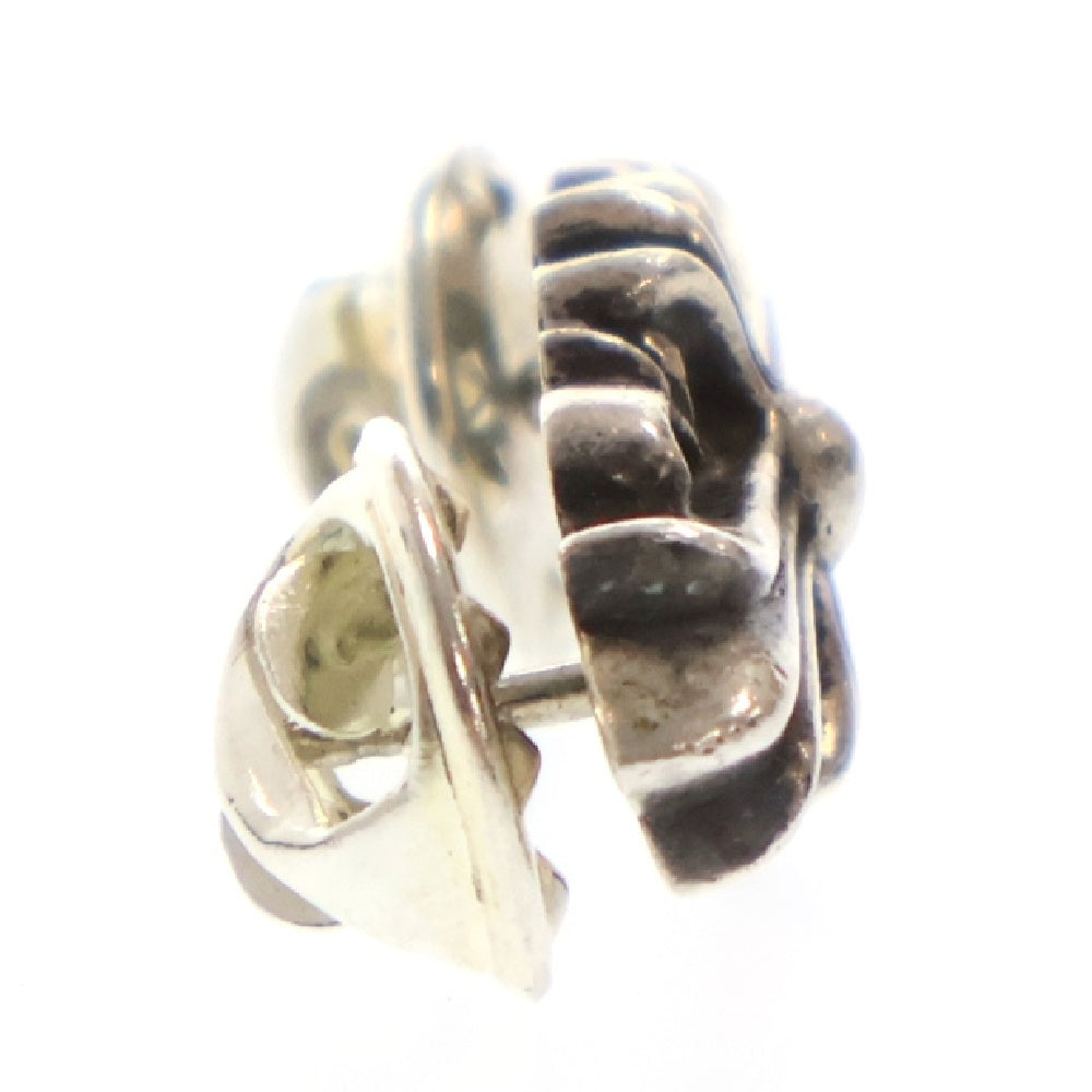 CHROME HEARTS(クロムハーツ) PIN FLORAL CROSS 4 スティックピン フローラルクロス 4 ピンバッジ シルバー