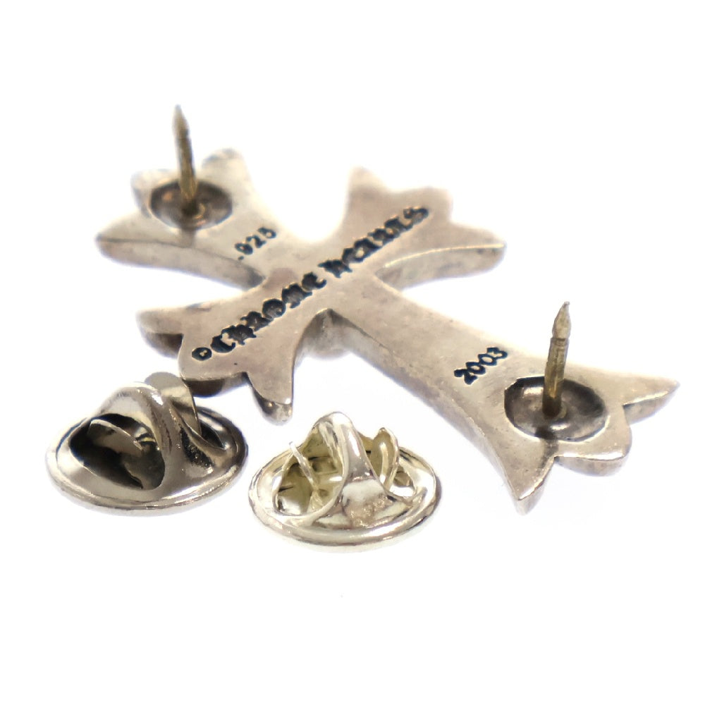 CHROME HEARTS(クロムハーツ) PIN CROSS SMALL スティックピン スモールCHクロス ピンバッジ シルバー