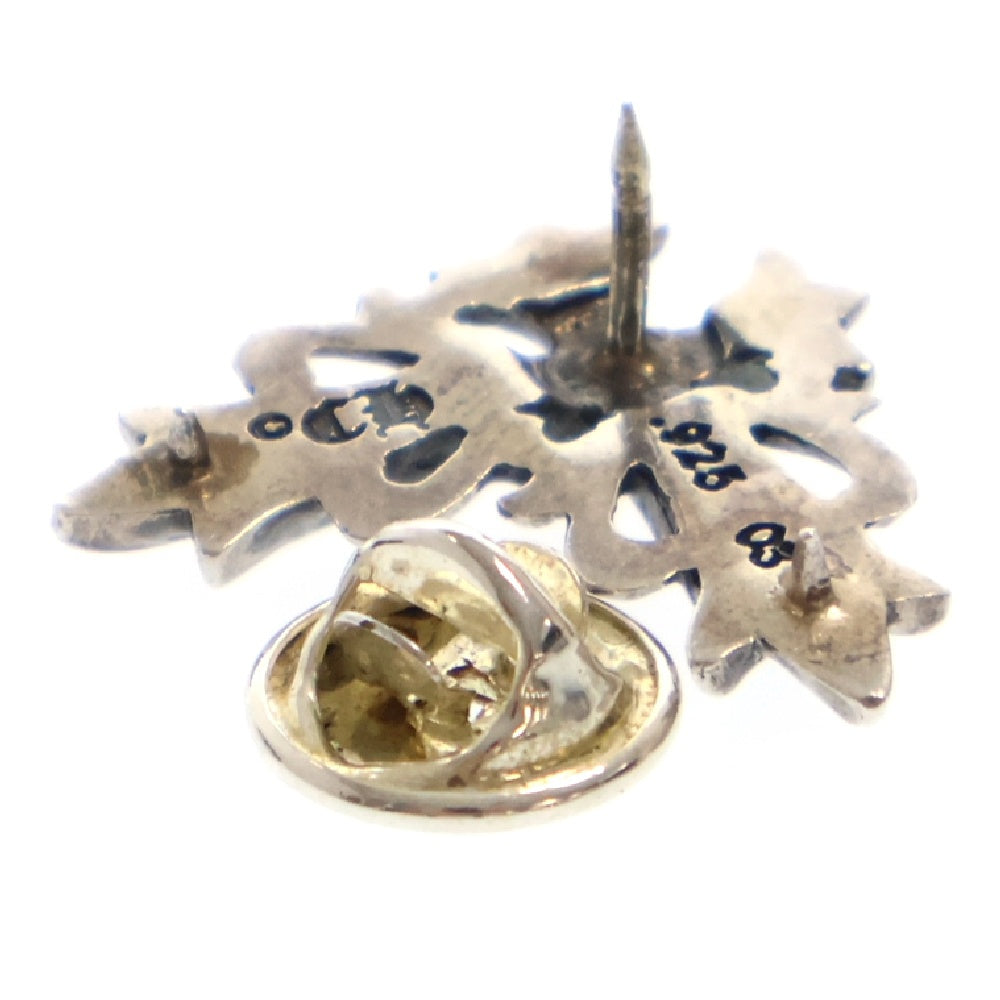 CHROME HEARTS(クロムハーツ) PIN FLRLCRNR スティックピン フローラルクロスコーナー ピンバッジ シルバー