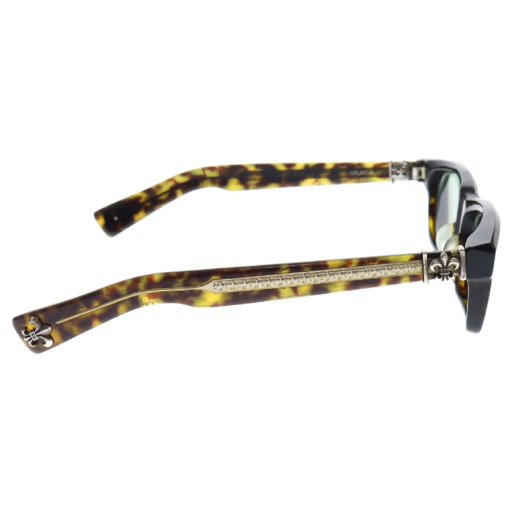 CHROME HEARTS(クロムハーツ) SPLAT-A BSフレア アイウェア サングラス ブラック/グリーン ※度入り
