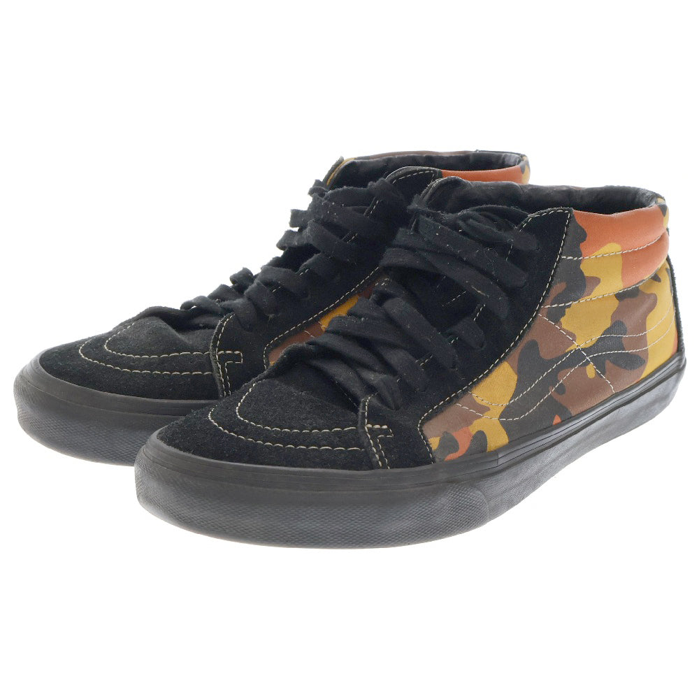 VANS(ヴァンズ) ×SUPREME SK8-MID REISSUE VN-0XIIG8E シュプリーム リイッシュー キャンバス ミッドカットスニーカー マルチ US9/27.0cm