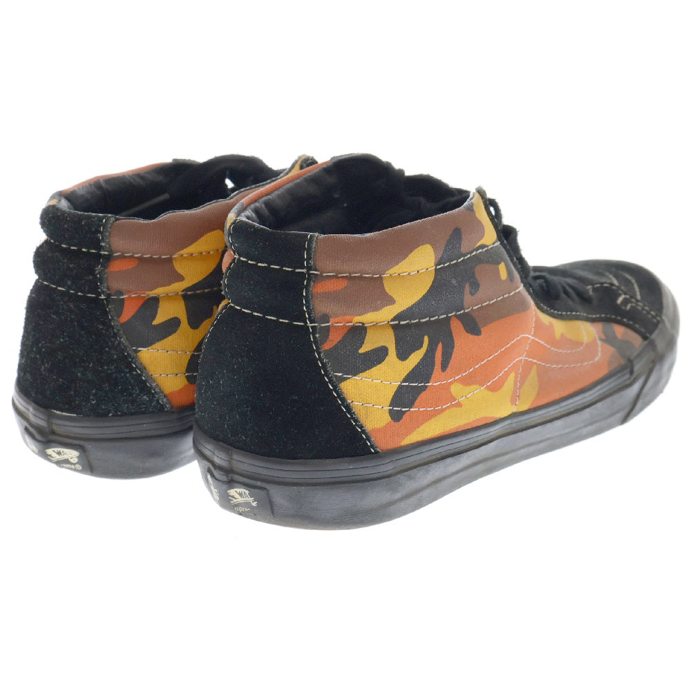VANS(ヴァンズ) ×SUPREME SK8-MID REISSUE VN-0XIIG8E シュプリーム リイッシュー キャンバス ミッドカットスニーカー マルチ US9/27.0cm