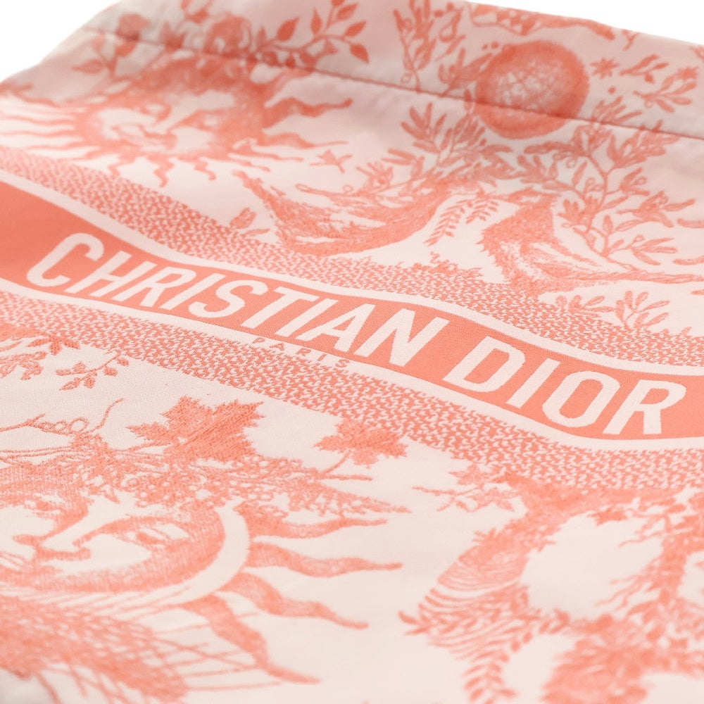 Christian Dior(クリスチャンディオール) Dioriviera ディオリヴェラファスナートラベルポーチ S5440ONJA M68E ホワイト/ピンク