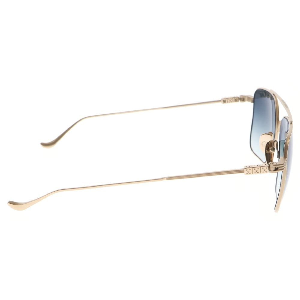 CHROME HEARTS(クロムハーツ) Eyewear AM ウェリントンサングラス ゴールド/ブラック
