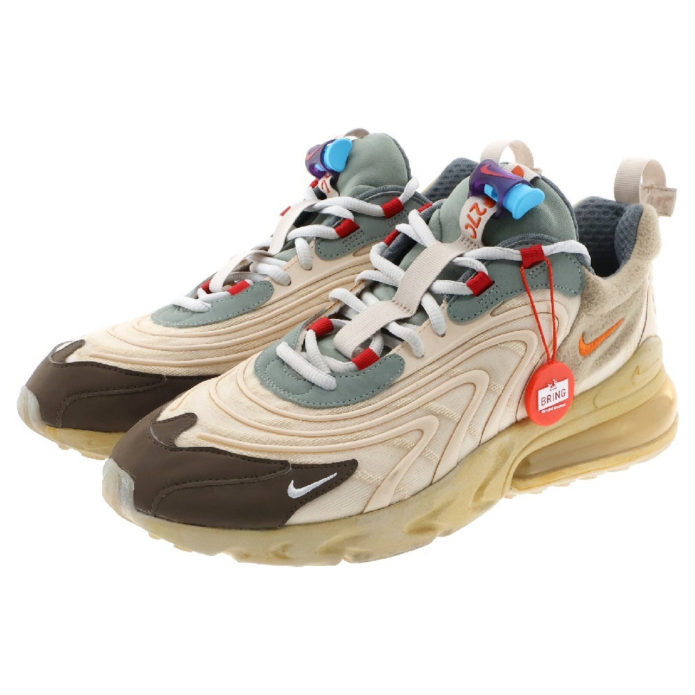 NIKE(ナイキ) ×TRAVIS SCOTT AIR MAX270 CACTUS TRAILS ×トラヴィススコット エアマックス270 カクタストレイル ローカットスニーカー CT2864-200 ベージュ US10/28.0cm