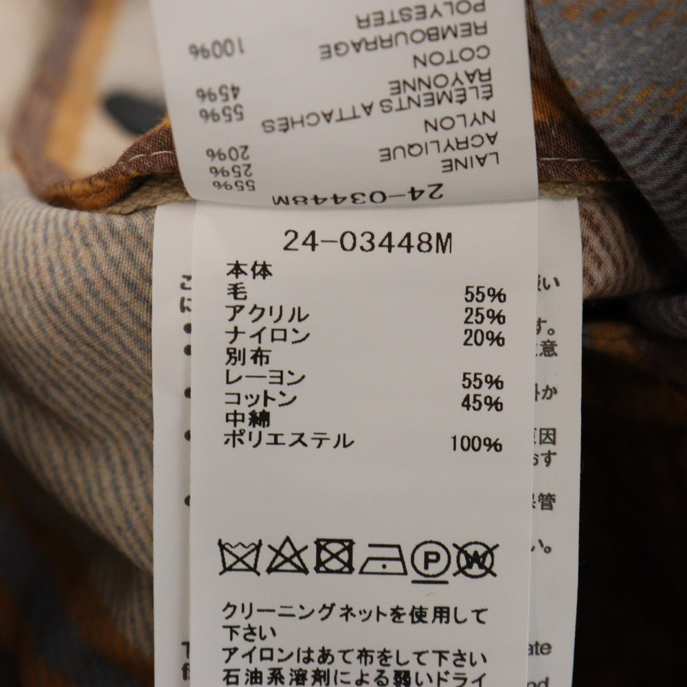 Sacai(サカイ) Plaid Knit Cardigan プレイドニットカーディガン 24-03448M ベージュ