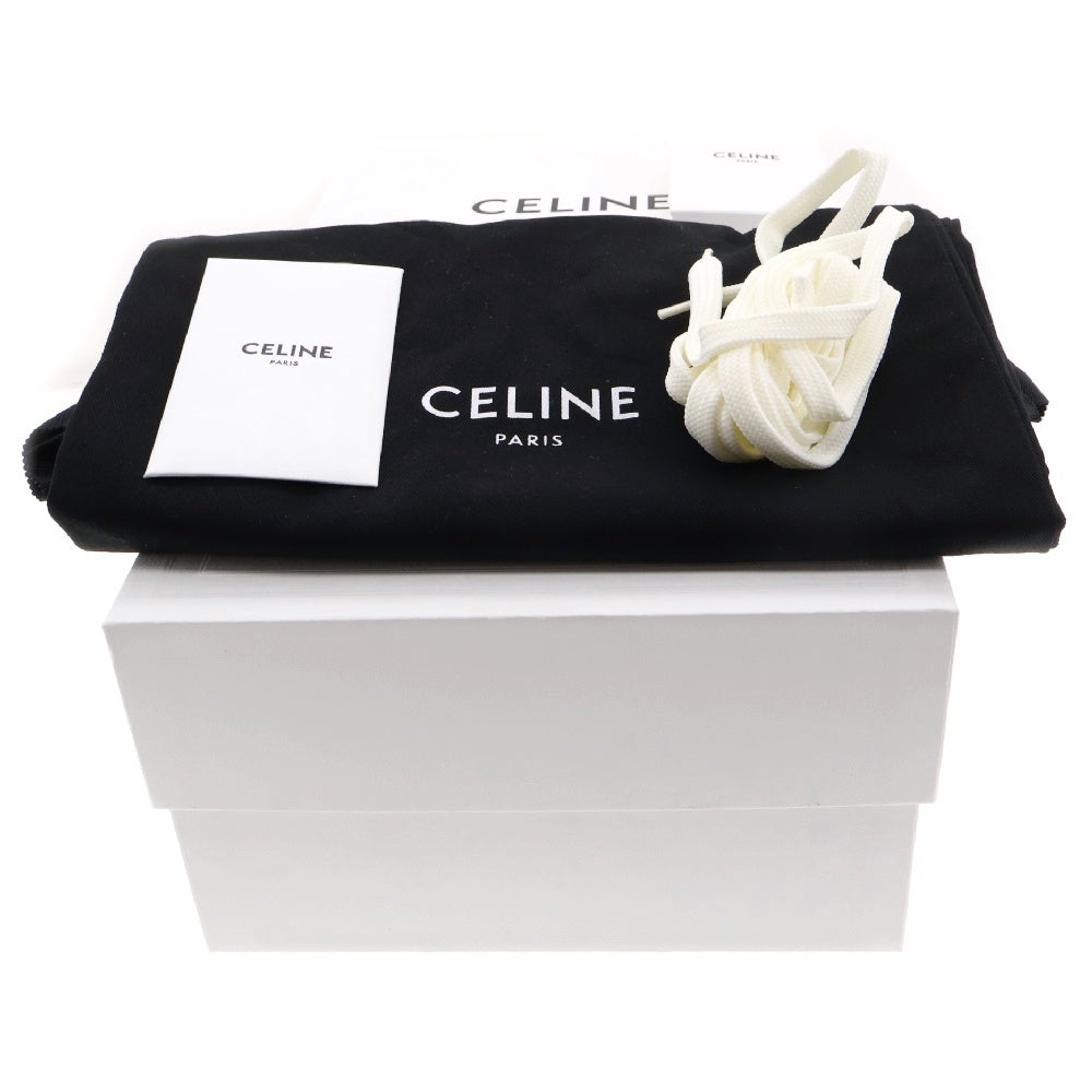 CELINE(セリーヌ) トリオンフロゴ付き ジョガー レースアップ スエード ロースニーカー 359874637C.38AB ブラック
