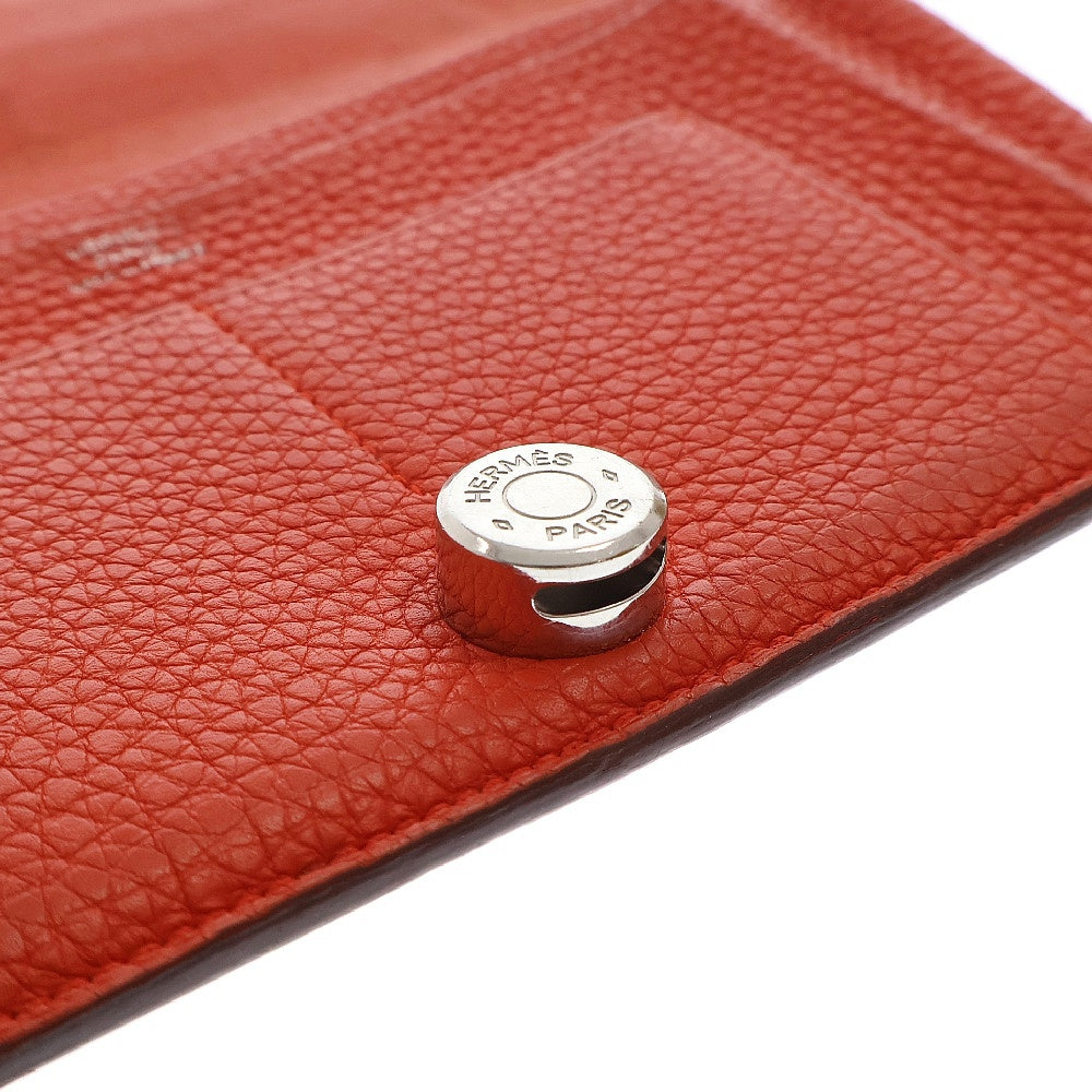 HERMES(エルメス) ドゴンGM □P刻印 長財布 オレンジ