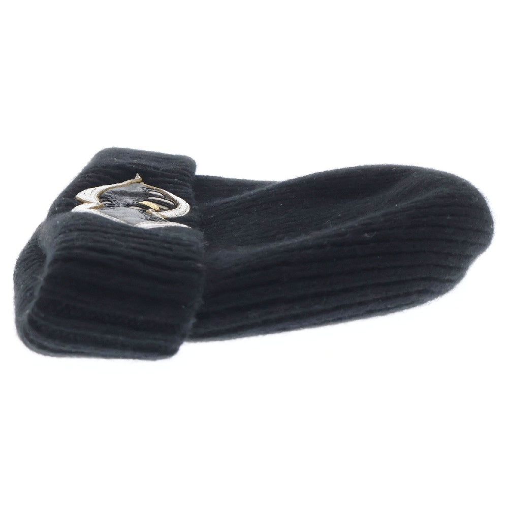 CHROME HEARTS(クロムハーツ) PPO CHOMPER BEANIE クロスボールレザーチョンパーカシミアビーニー キャップ 帽子
