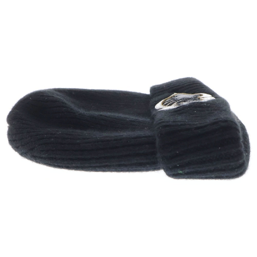 CHROME HEARTS(クロムハーツ) PPO CHOMPER BEANIE クロスボールレザーチョンパーカシミアビーニー キャップ 帽子