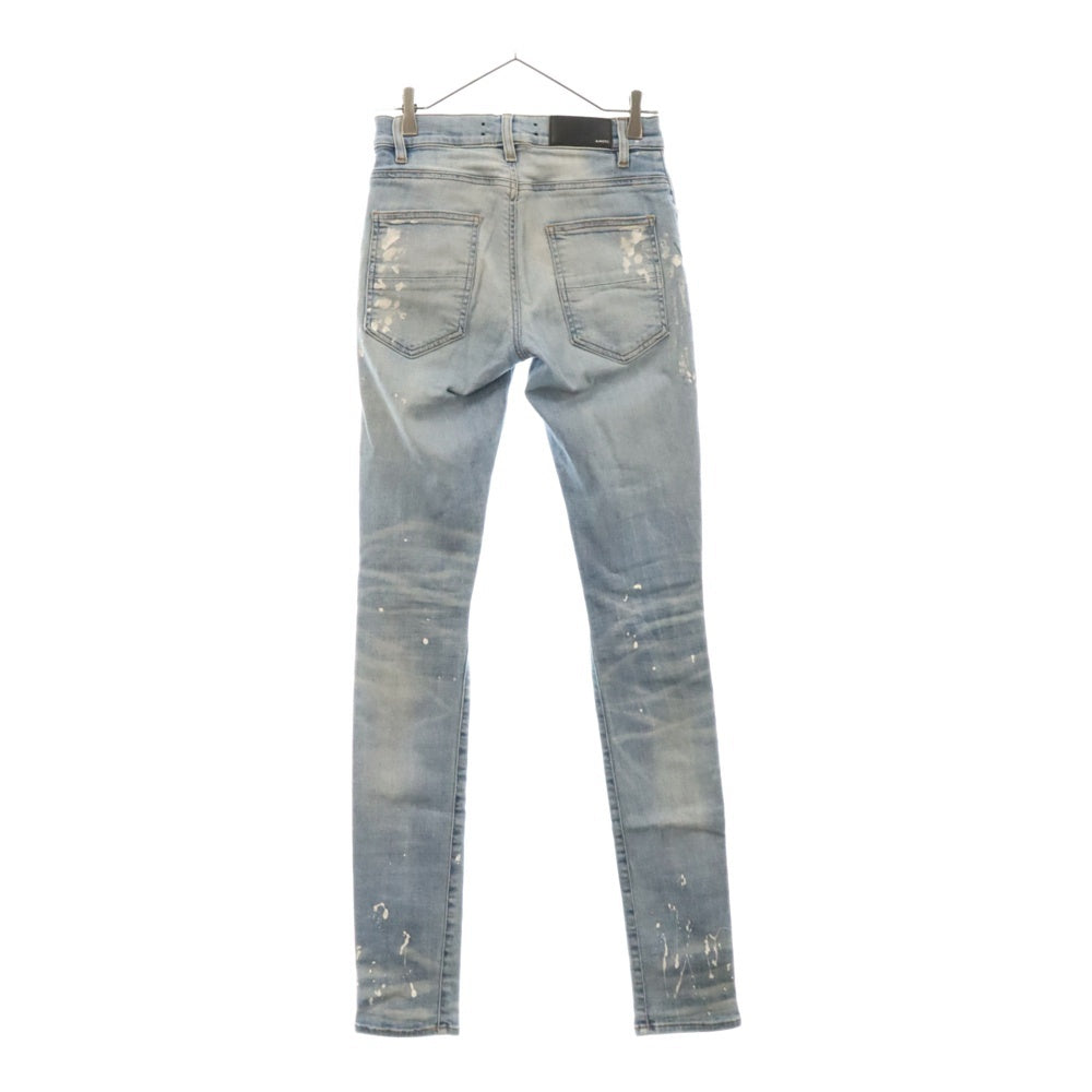 AMIRI(アミリ) DESTROY PAINTER JEAN デストロイペインター ダメージ加工スキニーデニムパンツ インディゴ
