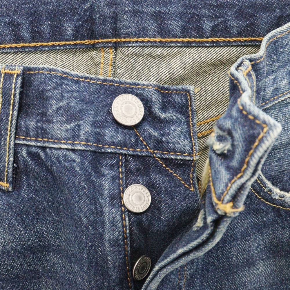 Levi's premium(リーバイスプレミアム) 24SS EDIFICE別注 501 ストレートデニムパンツ PC9-A9515-0000 ブルー