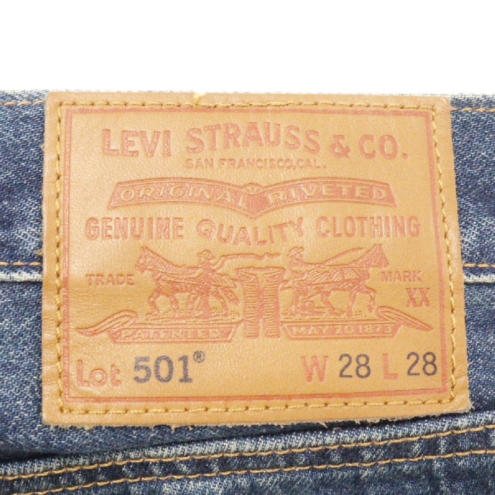 Levi's premium(リーバイスプレミアム) 24SS EDIFICE別注 501 ストレートデニムパンツ PC9-A9515-0000 ブルー