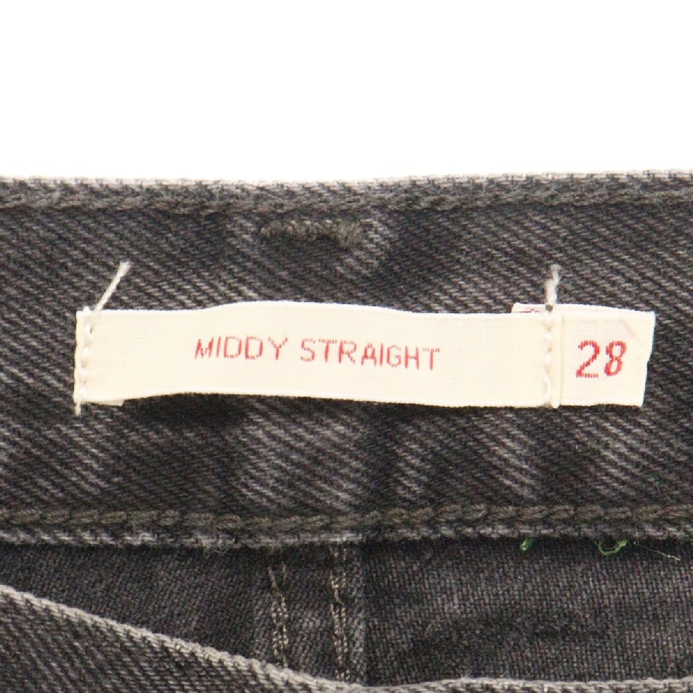 Levi's premium(リーバイスプレミアム) MIDDY STRAIGHT ストレートデニムパンツ PC9-A4690-0000 ブラック
